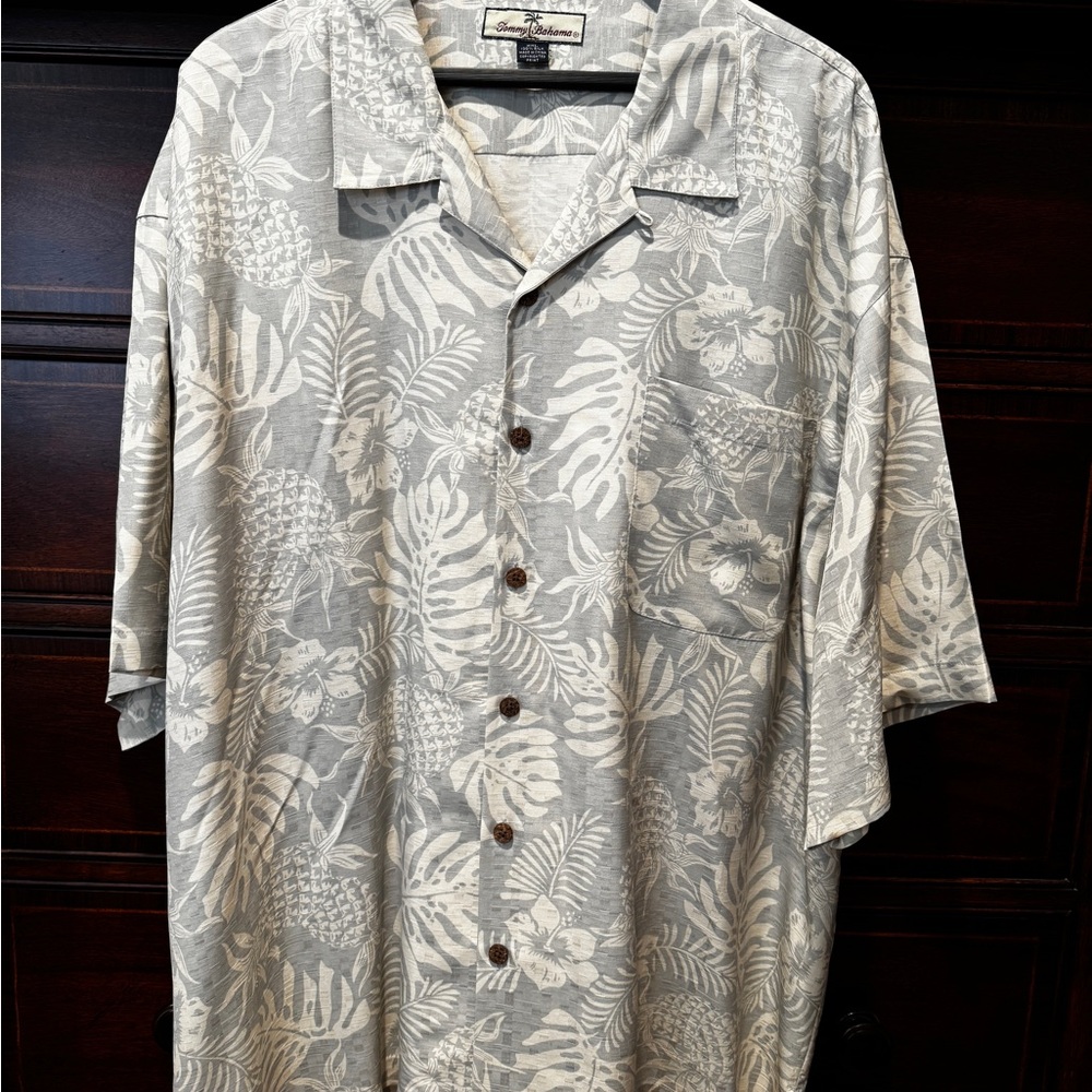 Tommy Bahama 100% Silk Shirt XXL
